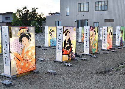 講習会絵どうろう展示１