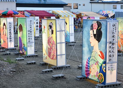 講習会絵どうろう展示2