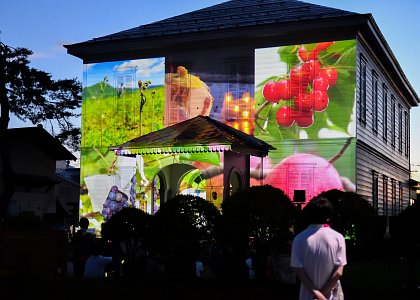 プロジェクションマッピング 時空の旅人~湯沢物語~2