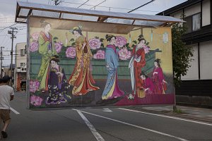 超大型絵どうろう「浮世絵美人画の競演」